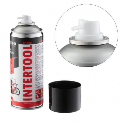 Мастило "Силікон", аерозоль 400 мл INTERTOOL FS-6040
