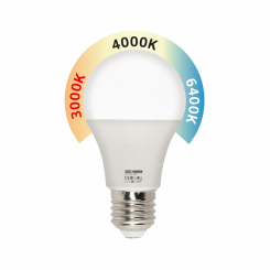 Cвітлодіодна лампа COMBO-10 10W E27 3000K-4000К-6400K