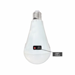 Cвітлодіодна лампа акумуляторна DURALITE-12 12W E27 6400K