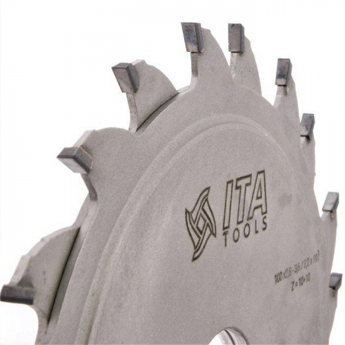 DSC.Підрізна пила D=100 F= 20 Z= 10+10 K=2,8-3,6 P=2,2 H=4