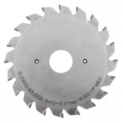 DSC.Підрізна пила D=120 F= 22 Z= 12+12 K=2,8-3,6 P=2,2 H=6