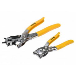 Дирокол, щипці для люверсів з люверсами Ø=5мм (100 шт) по шкіряним виробам Ø=2.5/3/3.5/4/4.5/5 мм VOREL