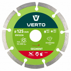 Диск алмазний, 125 x 22.2мм, сегментний