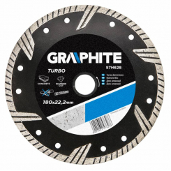 Диск алмазний, 180 х 22.2 мм, turbo