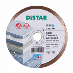 Круг алмазний вiдрiзний 1A1R 180x1,4/1,0x8,5x25,4 Hard ceramics Advanced