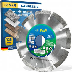 Диск алмазний S&R Meister 125x2,2x22,2 segment камінь