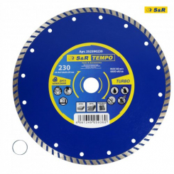 Диск алмазний S&R Tempo 230 x 2.4 x 22.2 TURBO камінь