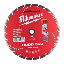 Диск алмазний Speedcross MILWAUKEE HUDD 350, Ø350мм