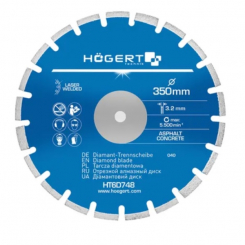 Диск алмазний по асфальту і бетону HOEGERT  HT6D748