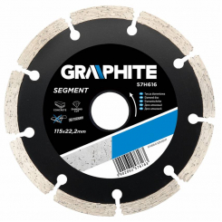 Диск алмазний, сегментний, 115 х  22.2 мм