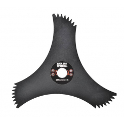 Диск для тріммера MASTERTOOL 10" 3Тх25.4 мм з зубцями 19-1916