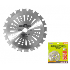 Диск для тріммера MASTERTOOL "SPIKE" 255х25.4х40Т з побідитовою напайкою 19-2003