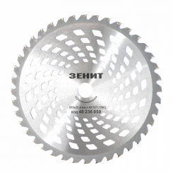 Диск до садового тримера 255x25.4 мм 40 ТВС зубців Зеніт упаковка конверт