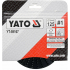 Диск-фреза шліфувальна YATO по дереву, фарбі, шпаклівці, алюмінію; Ø=125/22.2 мм, шорсткість №1