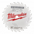 Диск пильний Alu PFTE MILWAUKEE, Ø165х20х2, 2мм, 52 зуб.