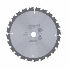 Диск пильний MILWAUKEE, Ø165/15,8/1,6мм, 24 зуб.