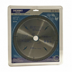 Диск пильний Зеніт Профі з алюмінію 250x32/30/25.4, RT 80