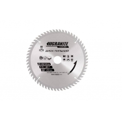Диск пильний для дерева з твердосплавними напайками 250*32*60Т, 6000 об/хв, GRANITE
