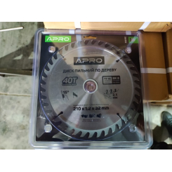 Диск пильний по дереву 210х32(30)х40Т APRO
