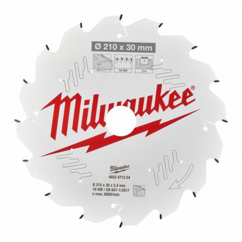 Диск пиляльний PFTE MILWAUKEE, Ø184х5/8"х2,1мм, 40 зуб. 1