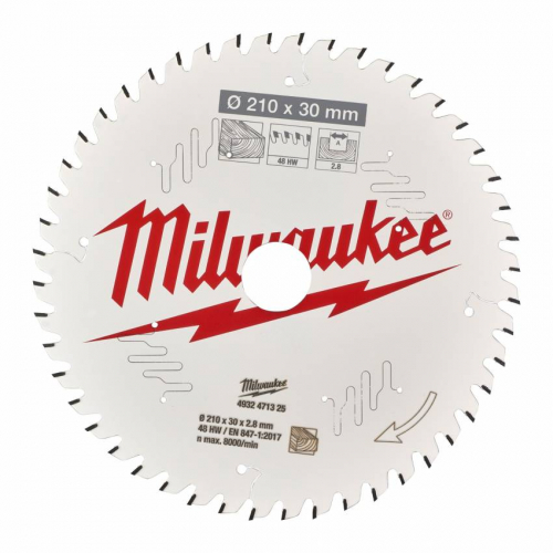 Диск пиляльний PFTE MILWAUKEE, Ø184х5/8"х2,1мм, 40 зуб. 1