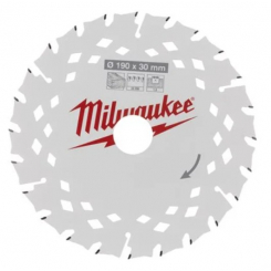 Диск пиляльний PFTE MILWAUKEE, Ø190х30х1,8мм, 24 зуб.