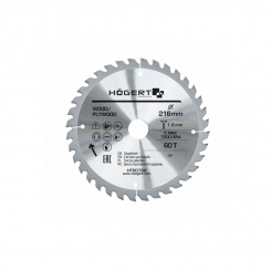 Диск пильяльний по дереву HOEGERT 216 HT6D788