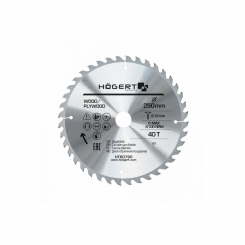 Диск пиляльний по дереву HOEGERT 250 HT6D790