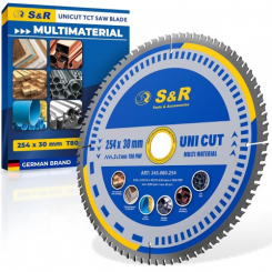 Диск пиляльний універсальний S&R UniCut Meister FWF 254х30х3 мм