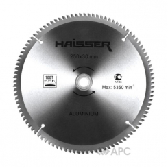 Диск плідний 250х30 100 зуб. по алюмінію (негативний зуб) HAISSER