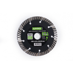 Диск до бетону 180х2,2мм (22-24%) турбо-сегмент APRO