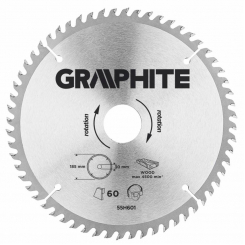 Диск відрізний 185 x 30 мм, 60 зубів