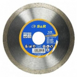 Диск відрізний алмазний S & R Meister по кераміці 125 мм.