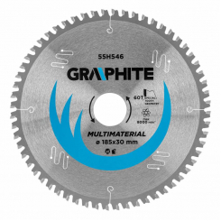 Диск відрізний, карбід кремнію, 185 x 30 мм 60 зубів, універсальний