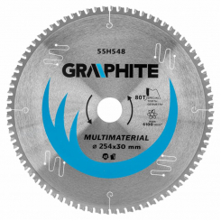 Диск відрізний, карбід кремнію, 254 x 30 мм, 80 зубів, універсальний