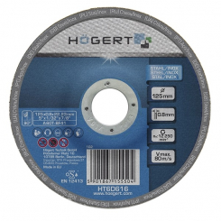 Диски відрізні по сталі (уп/25 шт) HOEGERT 125 HT6D616