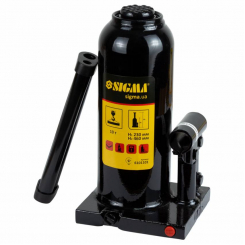 Домкрат гідравлічний пляшковий Sigma 10т H 230-460мм (6101101)