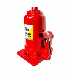 Домкрат пляшковий низькопрофільний двоштоковий 6т 215-485 мм TORIN TF0602