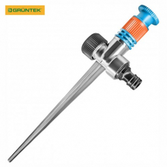 Дощувач круговий GRUNTEK 5°-360° на металевому кілочку