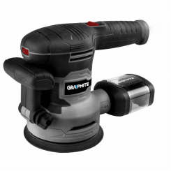 Довільна орбітальна шліфувальна машина 450 Вт, диск 125/150 мм, кейс для перенесення