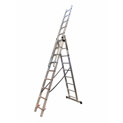 Драбина 3-секц. розкл. 3*9сх. 2,43-6,48м