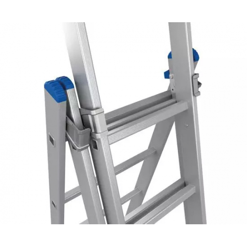 Драбина алюмінієва трисекційна Меткас 3х11