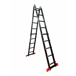 Драбина-телескоп розкладна анодований алюміній 1.4-5.15м