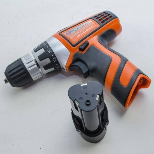 Дриль-шуруповерт акумуляторний Li-Ion 12В INTERTOOL WT-0322