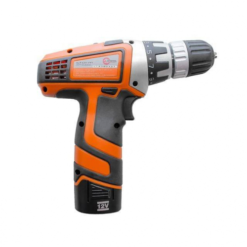 Дриль-шуруповерт акумуляторний Li-Ion 12В INTERTOOL WT-0322