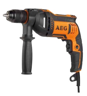 Дриль BE750RE AEG, 750Вт, 0-3000об/хв, Ø13/30мм, 27Нм, 1,8 кг, сумка