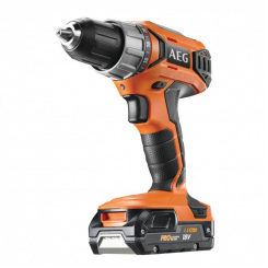 Дриль акум. BS18G3LI-152C AEG, 18В, 2х1, 5Ач, 0-500/0-1850об/хв, Ø13/40мм, 50Нм, 13мм, 1,8кг, кейс