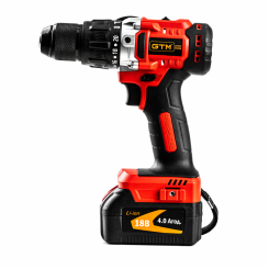 Дриль-шурупокрут акум. DSI18/80BL з ударом, 18В, 80Нм, 2шв +акум.4Аг-2шт, зарядний пристрій