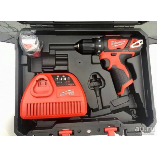 Дриль-шуруповерт акумуляторний MILWAUKEE, M12 BDD-202C, 30Нм ( зар.пристр, 2 акум.Х 2Ач, кейс) (акція)