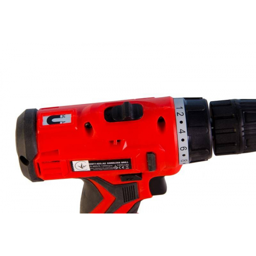 Дриль-шуруповерт акумуляторна MPT 14.4 В Li-ion 1.3 Аг 2 швидкості 0-400/1450 об/хв 10 мм 2 АКБ кейс MCDT1423.A2